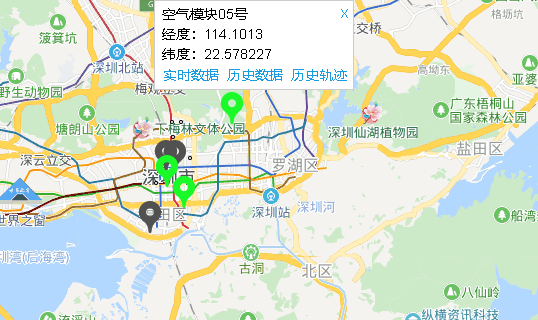 環(huán)境監(jiān)測系統(tǒng)設備地圖